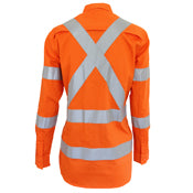 Ladies HiVis 3 way vented "X" back & Bio-motion taped shirt