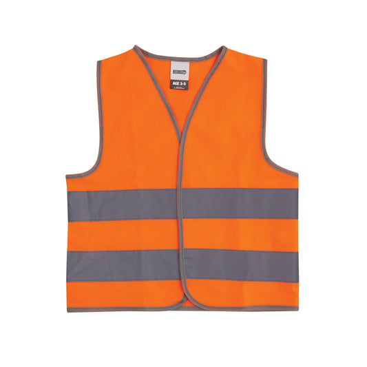 Kids Orange Day & Night Safety Vest 3-5