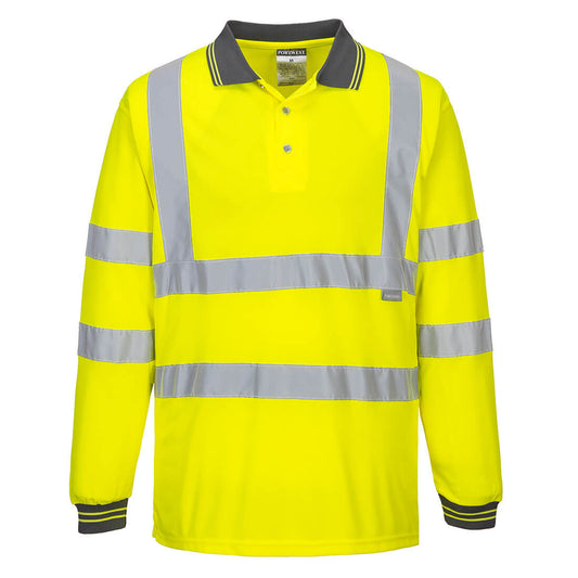 S277 - Hi-Vis Polo Shirt L/S