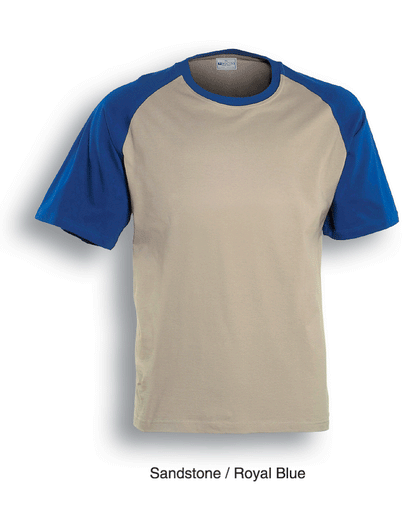 Unisex Adults Raglan Sleeve Tee Shirt CT0332