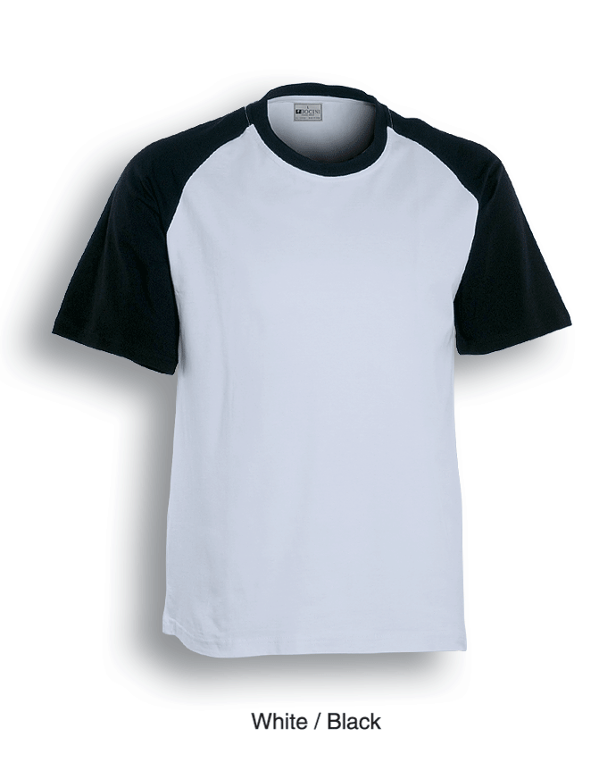 Unisex Adults Raglan Sleeve Tee Shirt CT0332